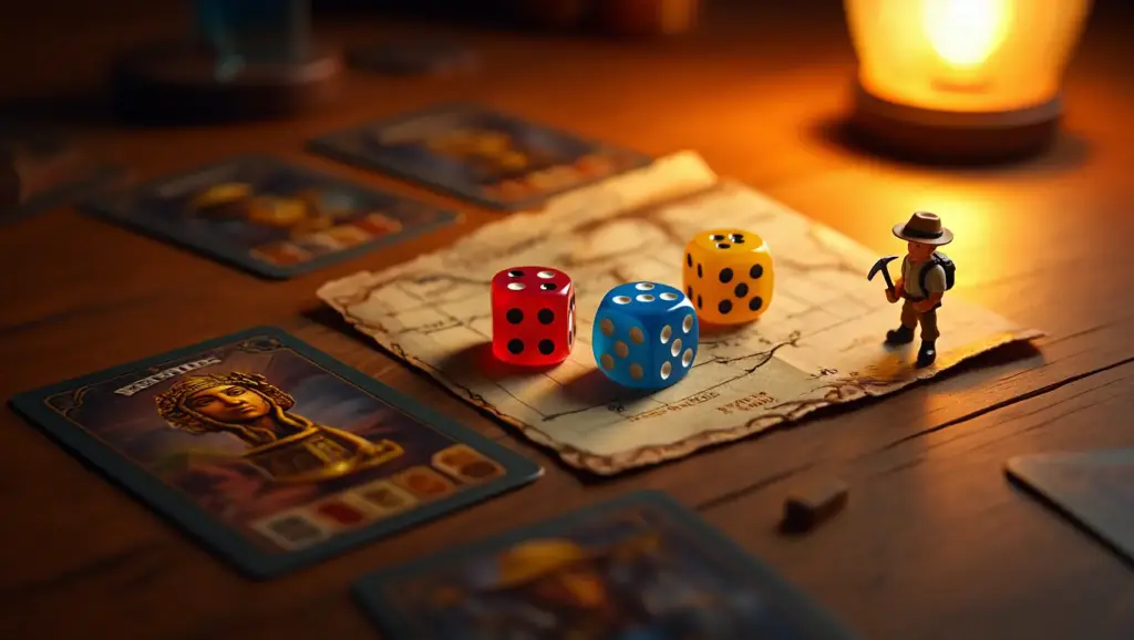 The Adventurers Board Game Components
