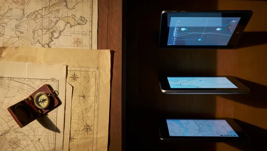 Traditional Maps Versus Armchair Adventurer Tech