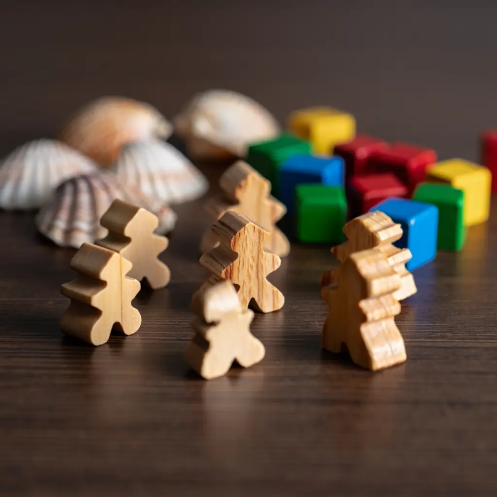 Wooden Hawaii Board Game Components